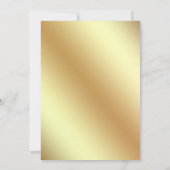 Modern Faux Gold Mandala Baby shower Kaart (Achterkant)