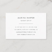 Modern Faux Roos Gold Abstract Visitekaartje (Achterkant)