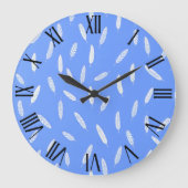 Modern Feathers Luxe Boho Collectie Grote Klok (Voorkant)