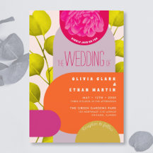 Modern fel festival Garden Geometric Wedding