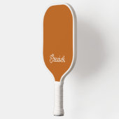 Modern Feminine Terracotta Script - Aangepaste naa Pickleball Paddle (Links)