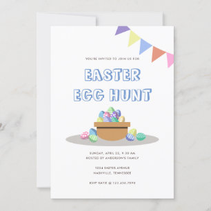 Modern Fiesta Easter Egg Hunt Kaart