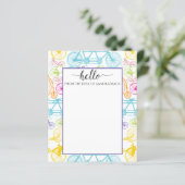 modern fietspatroon, helder kleurneonpatroon (Staand voorkant)