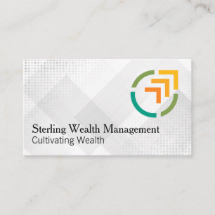 Modern Financieel Pijlen Logo Visitekaartje