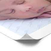 Modern First Birthday Photo Collage Keepomwille Poster (Hoek)