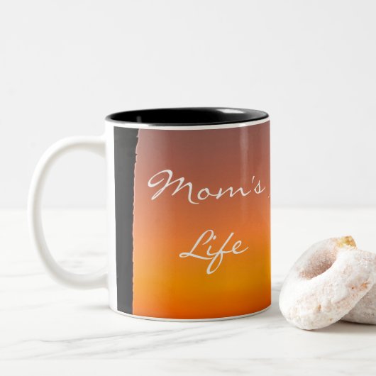 Modern First Mother’s Day Mug - Sunset (Avec donut)