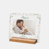 Modern  First Mother's Day Photo Acrylic Gift (Angle)