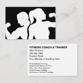 Modern Fitness Coach And Trainer Visitekaartje (Voorkant / Achterkant)