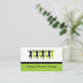 Modern Fitness & Personal Trainer New Visitekaartje (Staand voorkant)
