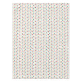 Modern Flat Design Groen Rood Sinaasappel design3b Tafelkleed (Voorkant)