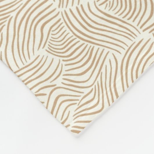 modern fleece deken (Hoek)