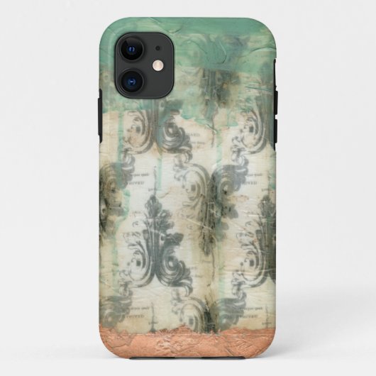Modern Fleur De Lis-ontwerp Case-Mate iPhone Case (Achterkant)