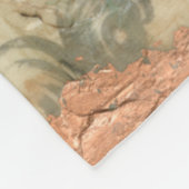 Modern Fleur De Lis-ontwerp Fleece Deken (Hoek)