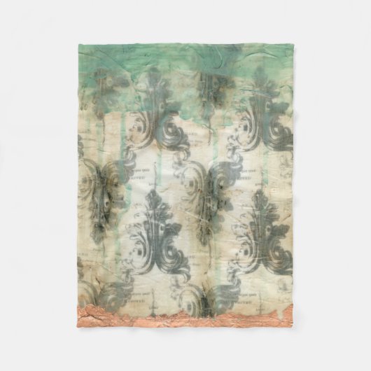 Modern Fleur De Lis-ontwerp Fleece Deken (Voorkant)