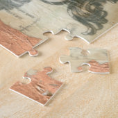 Modern Fleur De Lis-ontwerp Legpuzzel (Zijkant)