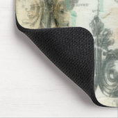 Modern Fleur De Lis-ontwerp Muismat (Hoek)