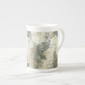 Modern Fleur De Lis-ontwerp Porselein Kop (Voorkant rechts)