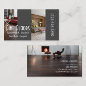Modern Flooring Hardwood Marble Construction Visitekaartje (Voorkant / Achterkant)