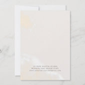 Modern Floral | Aankondiging van de marinescheepva (Achterkant)