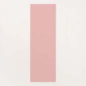 Modern  Floral Blush Monogrammed Yoga Mat (Achterkant)