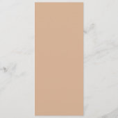 Modern Floral Boho met Pampas Grass Menu (Achterkant)