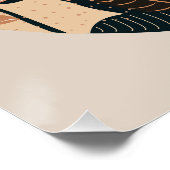 Modern Floral Boho Moon Printable Poster Perfect Poster (Hoek)