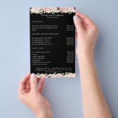 Modern floral bouquet flyer (Hand)
