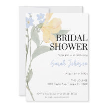Modern Floral Bridal Shower