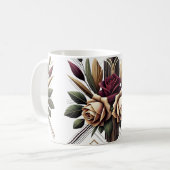 Modern Floral Coffee Mok (Voorkant links)