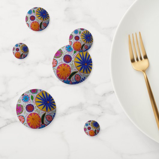Modern Floral Confetti (Groep)