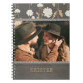 Modern Floral Country op maat Notitieboek (Voorkant)