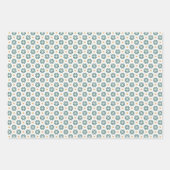 Modern Floral Forest Groene Set van Wrapping Paper (Voorkant)