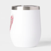 Modern Floral Heart (Achterkant)