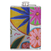 Modern Floral Heupfles (Achterkant)