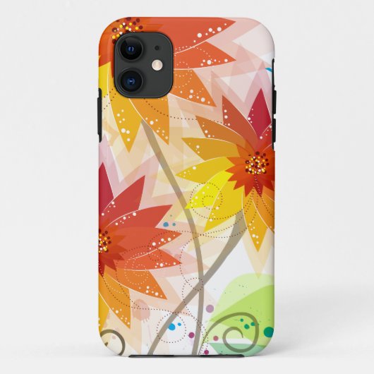 Modern Floral Illustration Case-Mate iPhone Case (Achterkant)