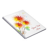 Modern Floral Illustration Notitieboek (Rechterzijde)