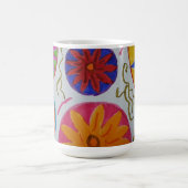 Modern Floral Koffiemok (Center)