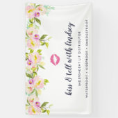 Modern Floral Lip Product Distributor Spandoek (Verticaal)