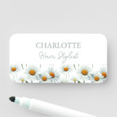 Modern Floral Medewerker Personeel Naamplaatje (In situ)