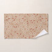 Modern Floral Pattern Boho Floral Pattern Bad Handdoek (Handdoek)