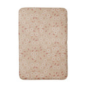 Modern Floral Pattern Boho Floral Pattern Badmat (Voorkant Verticaal)