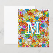 Modern Floral Pattern Heldere kleuren (Voorkant / Achterkant)