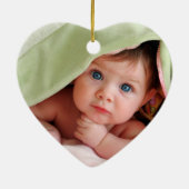 Modern Floral Pattern Heldere kleuren Keramisch Ornament (Achterkant)