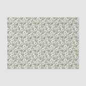 Modern Floral Pattern Tissuepapier (Voorkant)