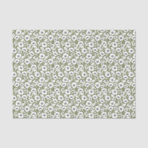 Modern Floral Pattern Tissuepapier