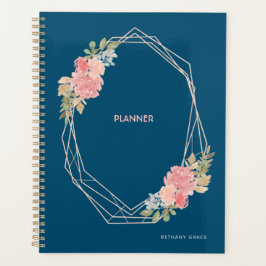 Modern Floral Planner