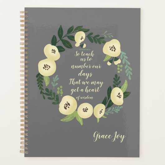 Modern Floral Planner (Voorkant)