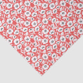 Modern Floral Poppies Tissuepapier (Detail)