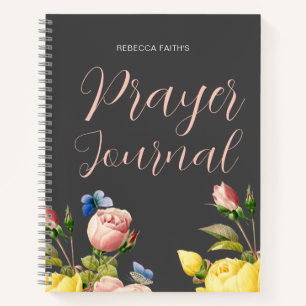 Modern Floral Prayer Journal Notitieboek