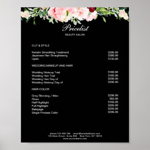Modern Floral Preishear Poster